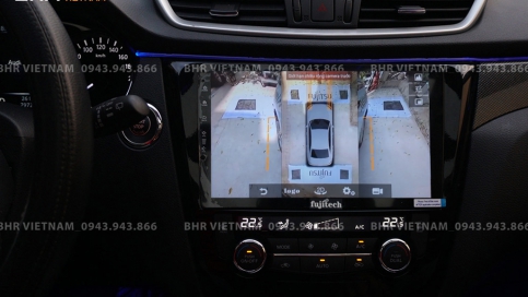 Màn hình DVD Android liền camera 360 Nissan Xtrail 2017 - nay | Fujitech 360 